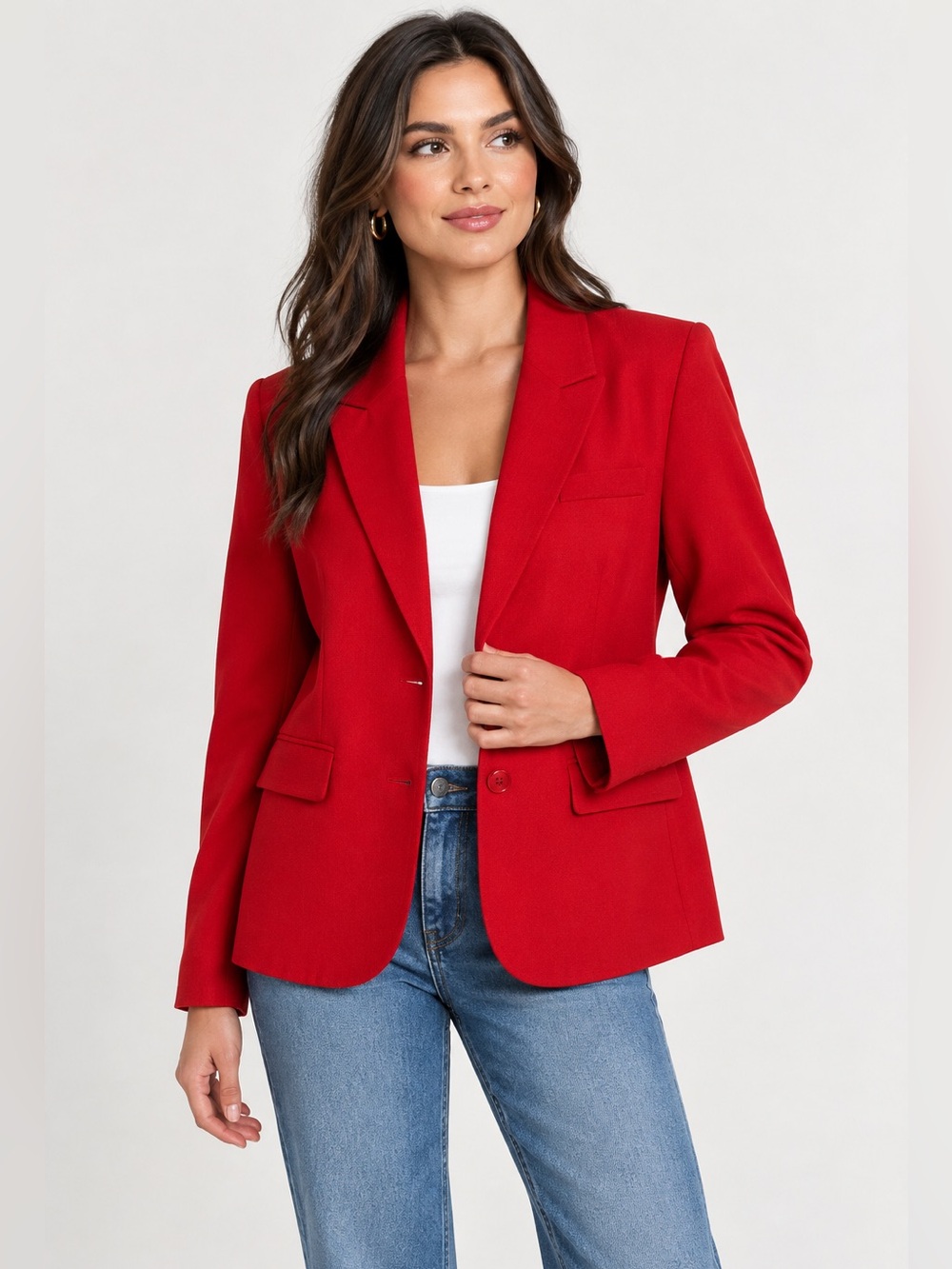 Pendleton Women's 14 Petite Vintage Red
Virgin Wool Blazer Jacket